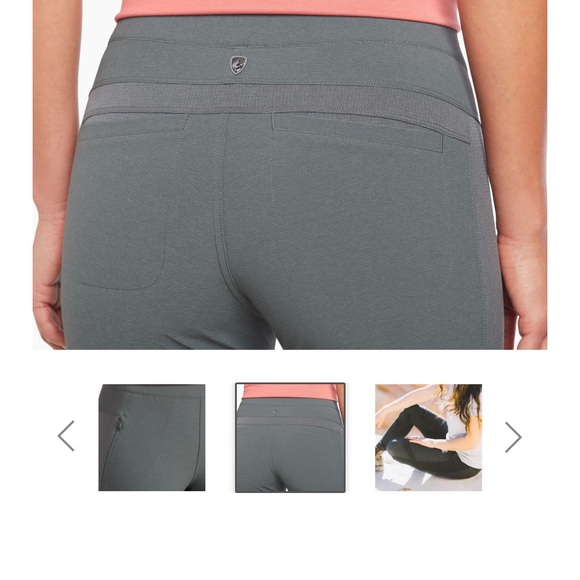 NWOT XS Kuhl Weekender tights in charcoal gray - Picture 3 of 7